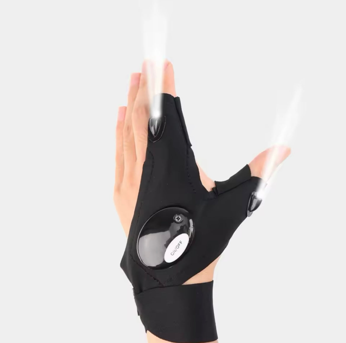 Fingerless LED Gloves